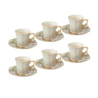 طقم فناجين قهوة تركي اوراق شجر زيتي