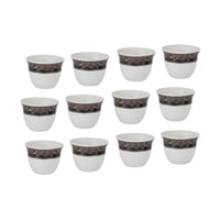 طقم فناجين قهوة سعودية بورسلين 12 قطعة