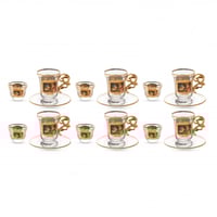 طقم شاي وقهوة روميو وجوليت 18 قطعة