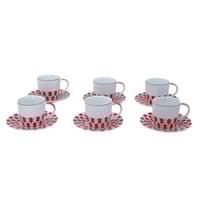 طقم فناجين قهوة تركي باترن 12 قطعة