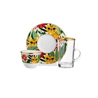 طقم شاي وقهوة لانا ديزاين 18 قطعة