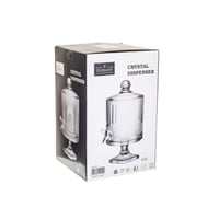 خزان عصر زجاج بقاعدة سعة 4.5 لتر