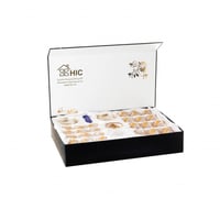 طقم شاي وقهوة كريستال تركي 49 قطعة ذهبي