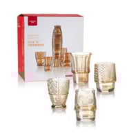 طقم اكواب زجاج 4 قطع