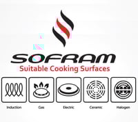 قدر ضغط سوفرام ستيل تركي مقاس 10 لتر