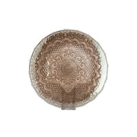 صحن تقديم زجاج تركي مدور مقاس 32 سم