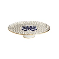 صحن تقديم زجاج تركي بقاعدة مقاس 32 سم