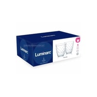 طقم كاسات زجاج لومينارك فرنسي 6 قطع