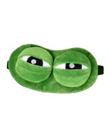 قناع نوم للأطفال بتصميم ضفدع أخضر