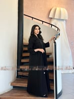 عباية وشاح بياقة رسمية