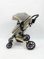 عربة أطفال بورباي 4‑في‑1 – من عربة إلى كرسي هزاز،...