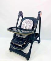 كرسي طعام ومهد ‎3-في-1 من بورباي - قابل للتعديل وا...