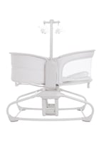 ماستيلا سرير أطفال كهربائي 4-في-1 يهتز بتحكم باللم...