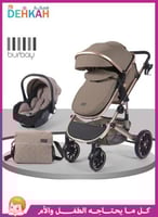 عربة أطفال بورباي 4‑في‑1 – من عربة إلى كرسي هزاز،...