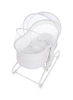 ماستيلا سرير أطفال كهربائي 4-في-1 يهتز بتحكم باللم...