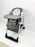 كرسي طعام ومهد ‎3-في-1 من بورباي - قابل للتعديل وا...