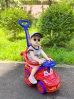 سيارة ركوب دفع للأطفال - احمر