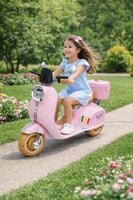 سكوتر كهربائي تصميم فيسبا - ثلاث عجلات، إضاءة LED...