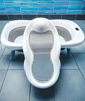 بانيو للإستحمام متنقل جامبو 4في 1 مع ستل للغسيل وك...