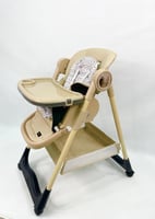 كرسي طعام ومهد ‎3-في-1 من بورباي - قابل للتعديل وا...