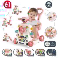 مشاية تعليم المشي 6 في 1 متعددة الوظائف مخصصة للنم...