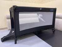 سرير أطفال محمول 120*70 سم مع سلة تخزين، سرير متعد...