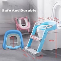 مقعد تدريب المرحاض مع سلم، مرحاض تدريب للأطفال الأ...