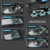 سيارة حيلة 8WD بجهاز تحكم