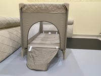 سرير أطفال محمول 120*70 سم مع سلة تخزين، سرير متعد...