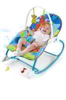 كرسي طعام هزاز موسيقي 2 في 1 للرضع والاطفال الصغار