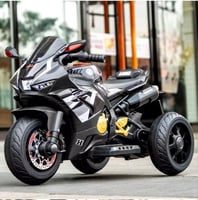 دراجة نارية كهربائية للأطفال بثلاث عجلات، بطارية 6...