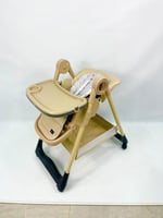 كرسي طعام ومهد ‎3-في-1 من بورباي - قابل للتعديل وا...