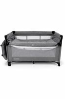 سرير ومحبس أطفال مستويين وفتحة جانبية مزود بطاولة...