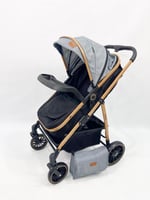 طقم السفر 4-في-1 من DEHKAH – عربة، سرير هزاز، مقعد...