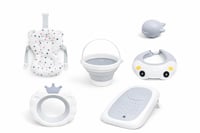 طقم استحمام أطفال متكامل 8 في 1 فاخر قابل للطي مع...