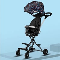 عربة أطفال خفيفة الوزن عربة أطفال قابلة للطي مع مظ...