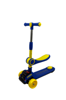 سكوتر شرطة أطفال 2 في 1 مع مقعد قابل للطي - سكوتر...