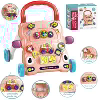 ممشى DEHKAH التعليمي 2-في-1 يجلس-إلى-وقوف مع لوح ر...