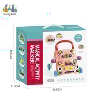 ممشى DEHKAH التعليمي 2-في-1 يجلس-إلى-وقوف مع لوح ر...