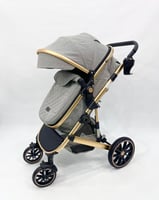 عربة أطفال بورباي 4‑في‑1 – من عربة إلى كرسي هزاز،...