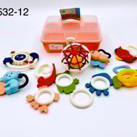 مجموعة خشخيشات عضاضات 11 قطعة (ضحكة)