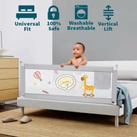 جانب واحد من حاجز سرير ، لساحة لعب الاطفال ، مقاس...