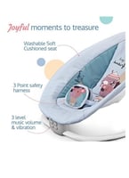 كرسي هزاز للأطفال للرضع - أرجوحة آلية مع اهتزازات...