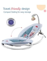 كرسي هزاز للأطفال للرضع - أرجوحة آلية مع اهتزازات...