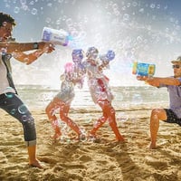 لعبة فقاعات روكيت بوم - مسدس فقاعات سوبر بازوكا مع...