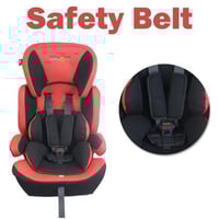 مقعد سيارة بيبي جو قابل للتعديل باللونين الأحمر وا...