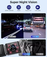 بكج داش كام ازدوم AZDOME M550 MAX – كاميرا 4K امام...