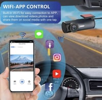 داش كام أمامي بدقة Full HD _ كاميرا مراقبة للسيارة