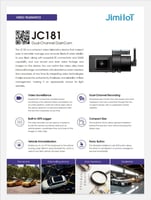 داش كام JiMi JC181 بث مباشر (امامي-داخلي) مع GPS