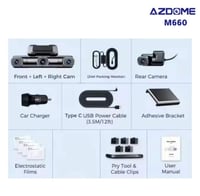 داش كام ازدوم M660 - مراقبة شاملة بـ 4 كاميرات ودق...